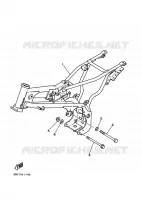 CADRE pour Yamaha PW80 de 1995