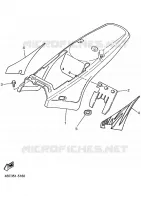 COUVERCLE LATERAL pour Yamaha PW80 de 1995