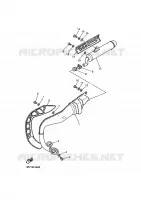 ECHAPPEMENT pour Yamaha PW80 de 1995