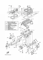 CYLINDRE / CARTER MOTEUR pour Yamaha VX700-L de 2013