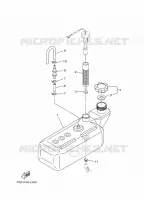 RESERVOIR D'HUILE pour Yamaha VX700-L de 2013