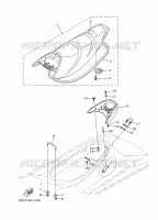 SELLE / SERRURE pour Yamaha VX700-L de 2013