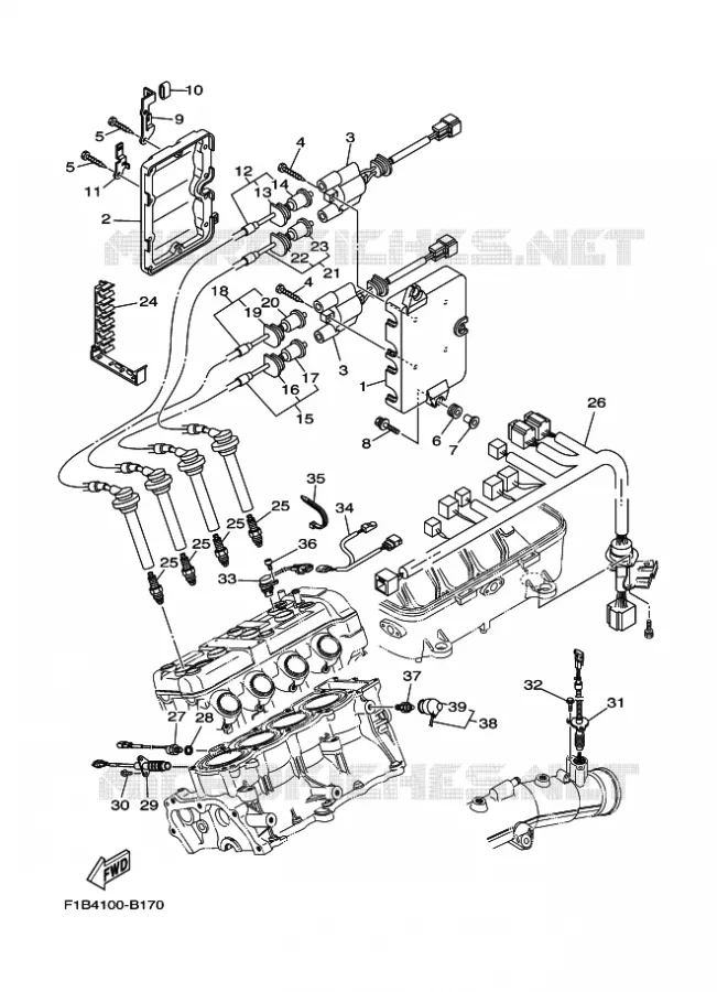 ELECTRIQUE 2 Yamaha WAVERUNNER 1000 2003 ENG FOR FZ1000A  ENG FOR FZ1000A
