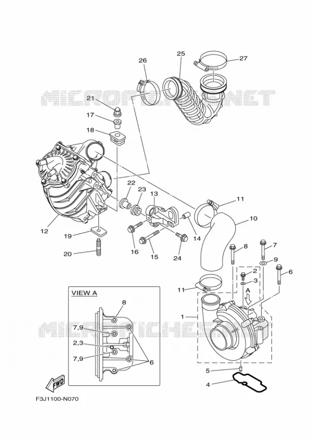 ADMISSION 2 Yamaha WAVERUNNER 1800 2017 FX  FC1800B-S