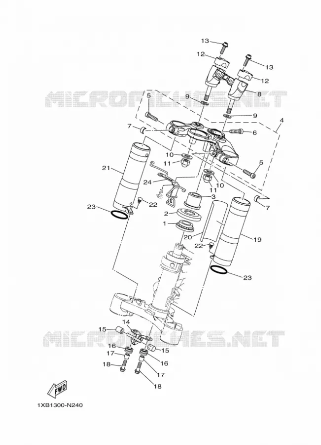 DIRECTION Yamaha MOTO 700 2016 MT  MT07A