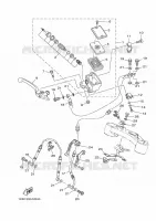 MAITRE CYLINDRE DE FREIN AVANT pour Yamaha MT-07 ABS de 2016