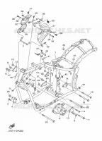 CADRE pour Yamaha XVS 1300 CUSTOM de 2015