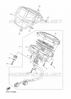 COMPTEUR  pour Yamaha XVS 1300 CUSTOM de 2015