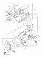 ECHAPPEMENT pour Yamaha XVS 1300 CUSTOM de 2015