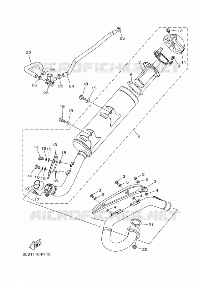 ECHAPPEMENT Yamaha QUAD 700 2018 RAPTOR  YFM700R