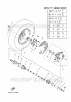 ROUE AVANT 2 pour Yamaha KODIAK 700 de 2018