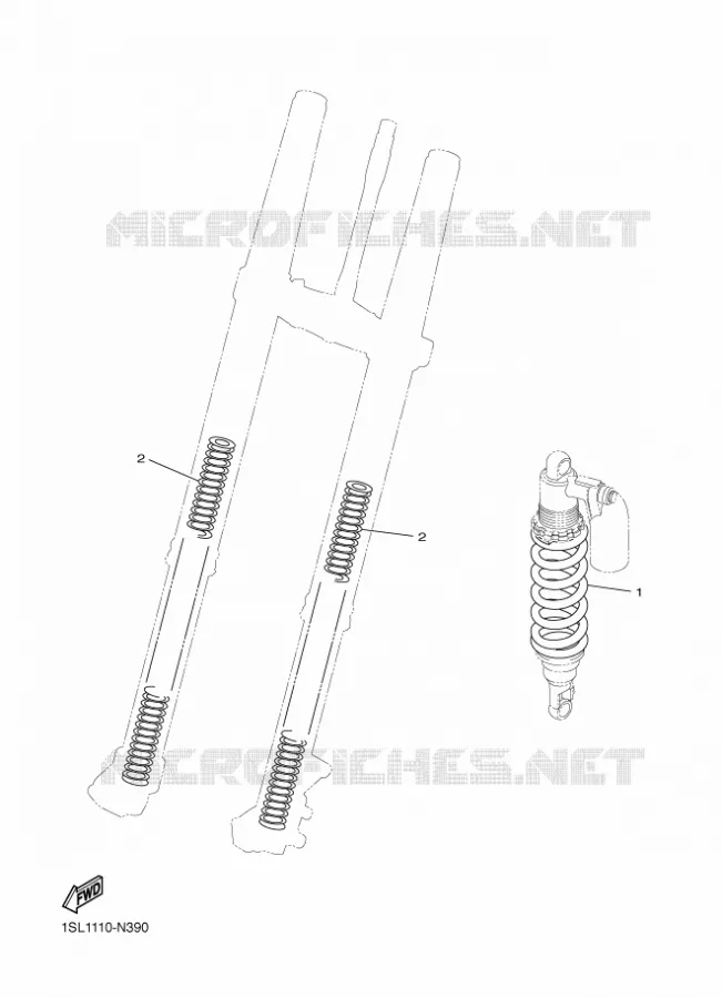PIÈCES OPTIONNELLES Yamaha MOTO 250 2016 YZF  YZ250FX