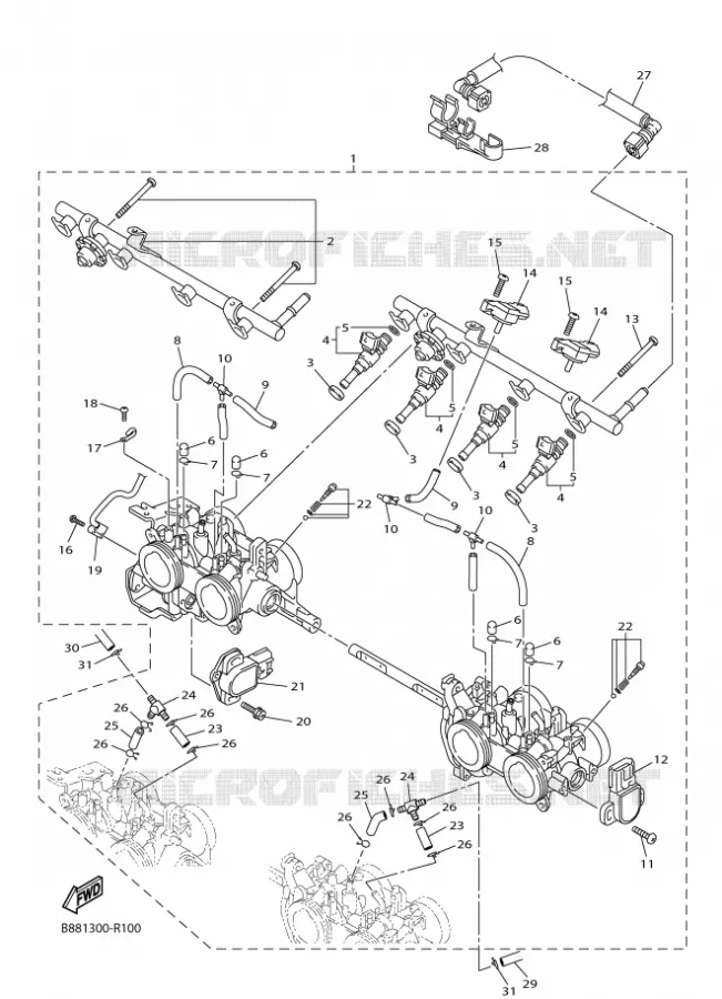 ADMISSION 2 Yamaha MOTO 1300 2016 FJR  FJR1300-AE