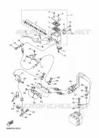 MAITRE CYLINDRE DE FREIN AVANT pour Yamaha MT-03 ABS de 2018