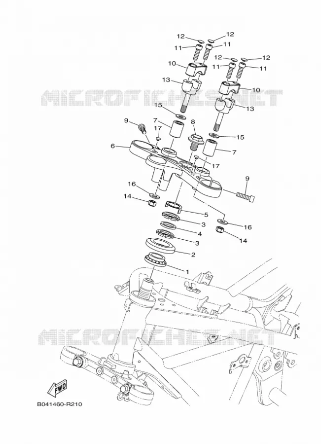 DIRECTION Yamaha MOTO 300 2018 MT  MTN320-A