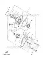 POMPE A EAU / DURITES pour Yamaha KODIAK 450 DIRECTION ASSISTEE EPS de 2018