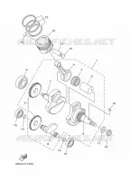 VILEBREQUIN / PISTON pour Yamaha YB 125 de 2017