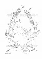 AMORTISSEUR ARRIERE pour Yamaha KODIAK de 2018
