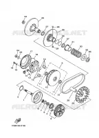 EMBRAYAGE DE DEMARREUR pour Yamaha KODIAK 450 CAMO de 2018