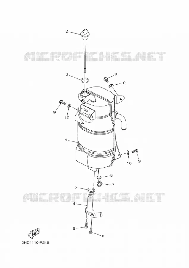 RESERVOIR D'HUILE Yamaha SIDE BY SIDE 1000 2017 YXZ  YXZ1000E