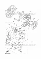 ETRIER DE FREIN AVANT pour Yamaha YFZ 450 R SPECIAL EDITION de 2018