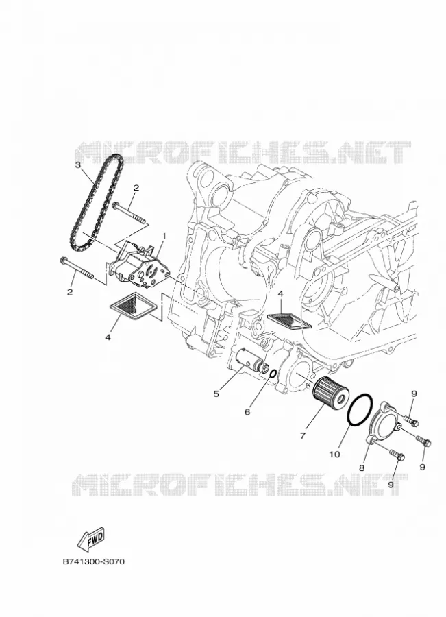 POMPE A HUILE Yamaha SCOOTER 300 2017 XMAX  CZD300-A