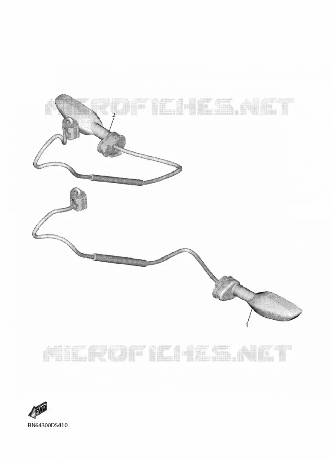 CLIGNOTANT Yamaha MOTO 600 2017 R6  YZF600