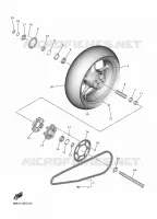 ROUE ARRIERE pour Yamaha YZF-R6 de 2017
