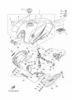 RESERVOIR A ESSENCE pour Yamaha YBR 125 de 2017