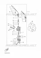 CARBURATEUR pour Yamaha SLIDER 50 de 2014