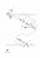 AXE DE SELECTEUR / PEDALE pour Yamaha MT-07 ABS de 2016