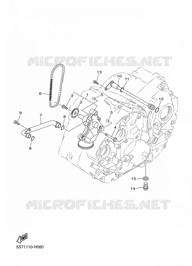 POMPE A HUILE Yamaha MOTO 950 2014 BOLT  XVS950CUXV950R