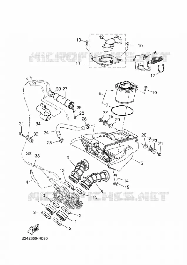 ADMISSION Yamaha MOTO 700 2016 XSR  MTM690-U