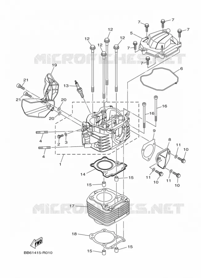 CYLINDRE Yamaha MOTO 125 2017 YS  YS125-5C
