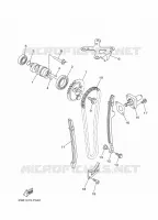 ARBRE A CAMES / CHAINE DE DISTRIBUTION pour Yamaha YS 125 de 2017
