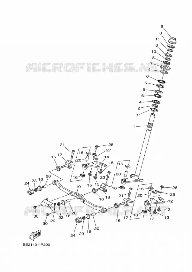 DIRECTION 2 Yamaha SCOOTER 125 2017 MBK TRYPTIK  MWS125-C
