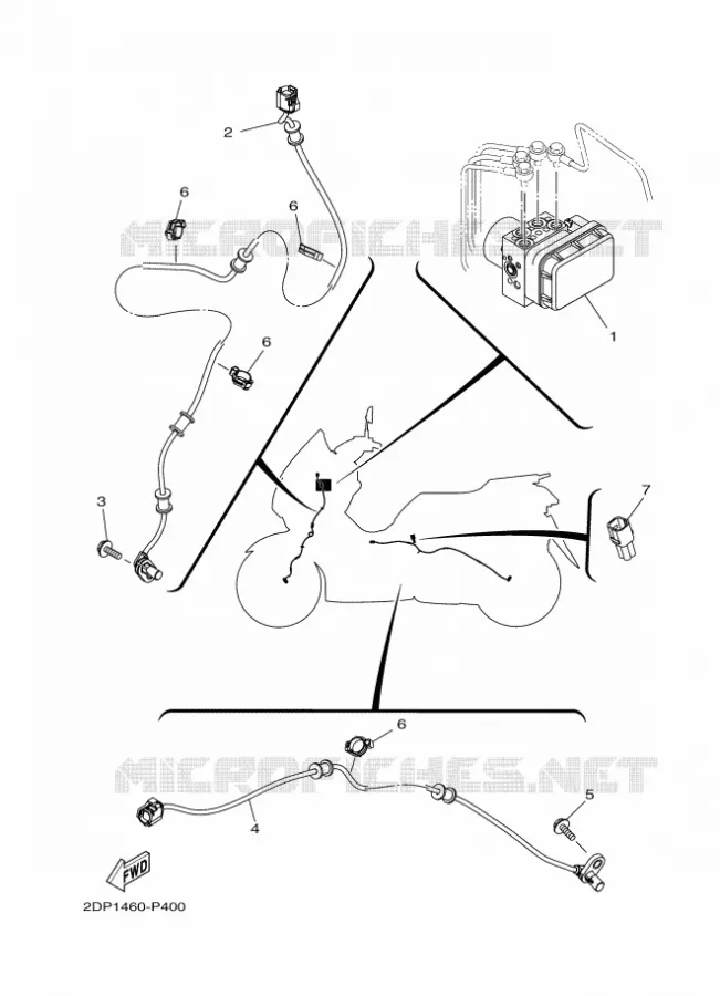 PARTIE ELECTRIQUE 3 Yamaha SCOOTER 125 2017 NMAX  GPD125-A