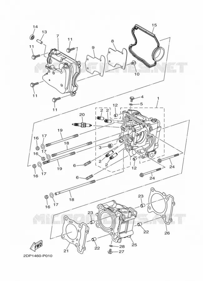 CYLINDRE Yamaha SCOOTER 125 2017 NMAX  GPD125-A