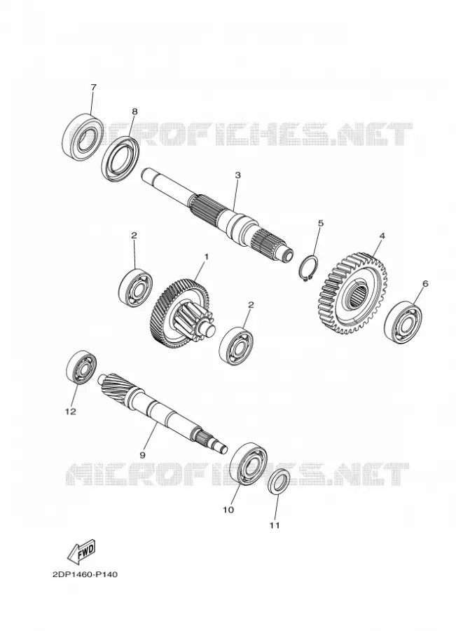 TRANSMISSION Yamaha SCOOTER 150 2017 NMAX  GPD150-A