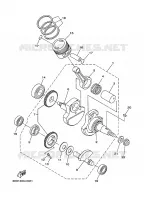 VILEBREQUIN / PISTON pour Yamaha YBR 125 de 2014