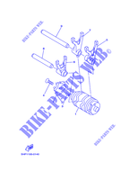 BARILLET DE SELECTION / FOURCHETTES pour Yamaha YBR 125 de 2014