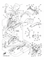 CARENAGES 1  pour Yamaha XJ6 DIVERSION F de 2016