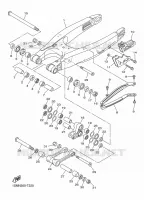 BRAS OSCILLANT  pour Yamaha WRF 450 de 2018