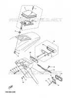 FEU ARRIERE pour Yamaha DTX 125 SM de 2005