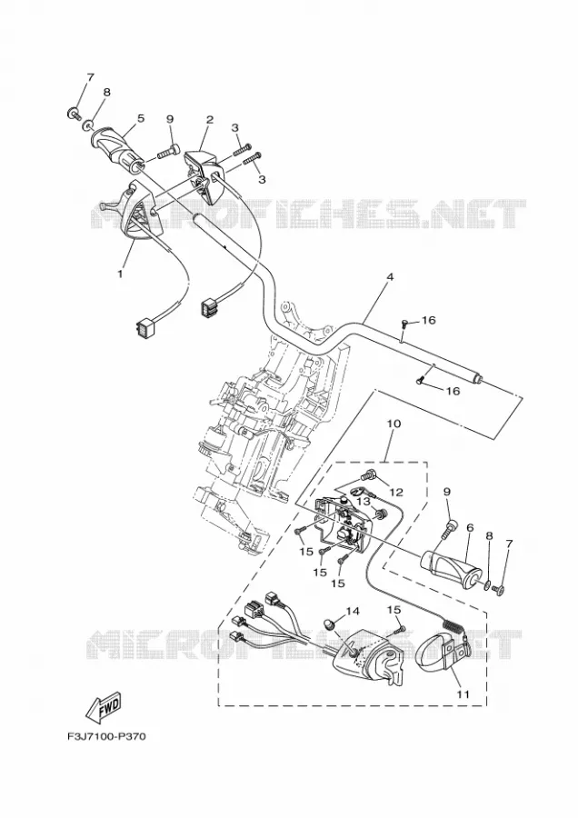 DIRECTION 1 Yamaha WAVERUNNER 1800 2016 FX CRUISER  FB1800A-R