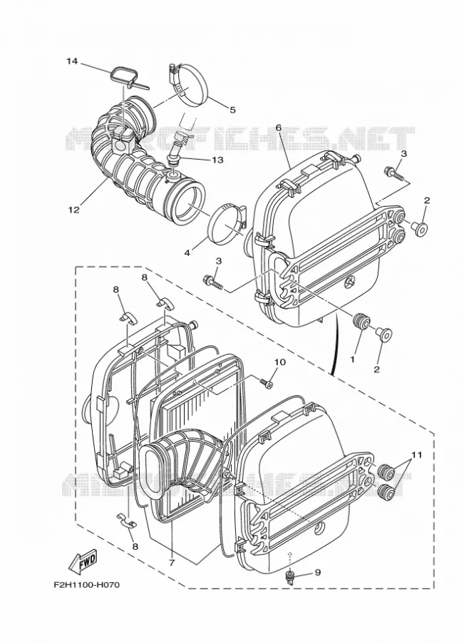 ADMISSION 2 Yamaha WAVERUNNER 1800 2015 FX  FB1800-P