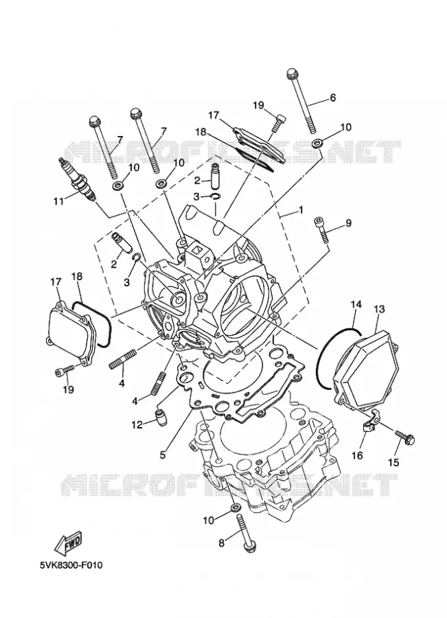 CULASSE Yamaha MOTO 660 2010 XTR  XT660R