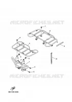 GARDE BOUE pour Yamaha GRIZZLY 350 2WD HOMOLOGATED de 2010