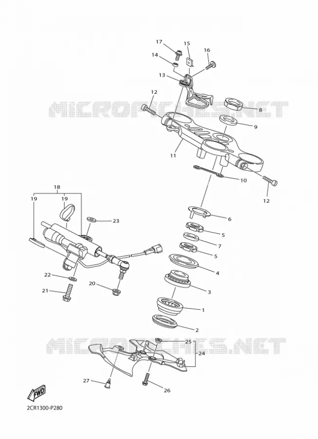 DIRECTION Yamaha MOTO 1000 2018 R1M  YZF-R1M
