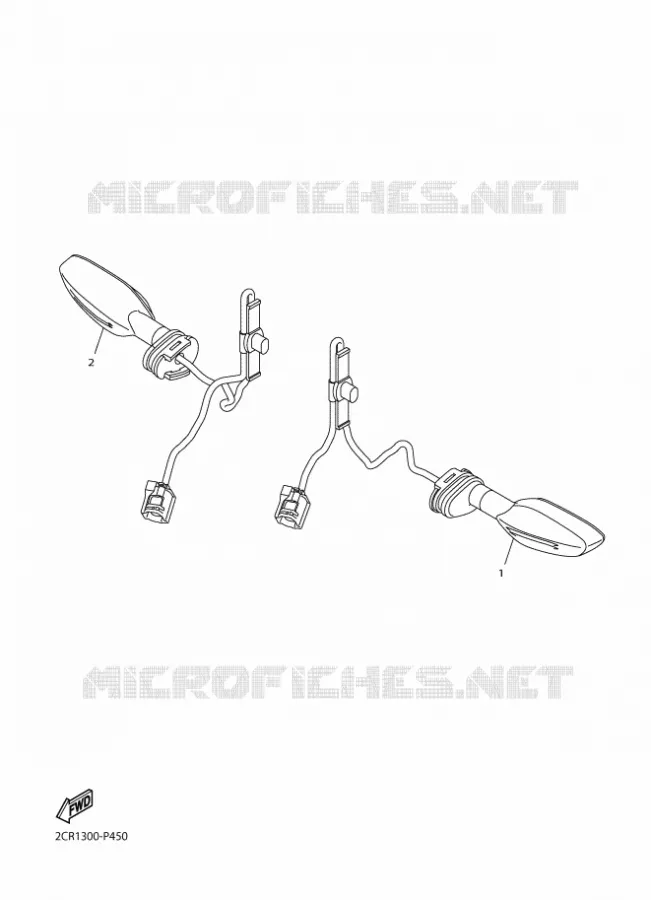 CLIGNOTANT Yamaha MOTO 1000 2018 R1M  YZF-R1M